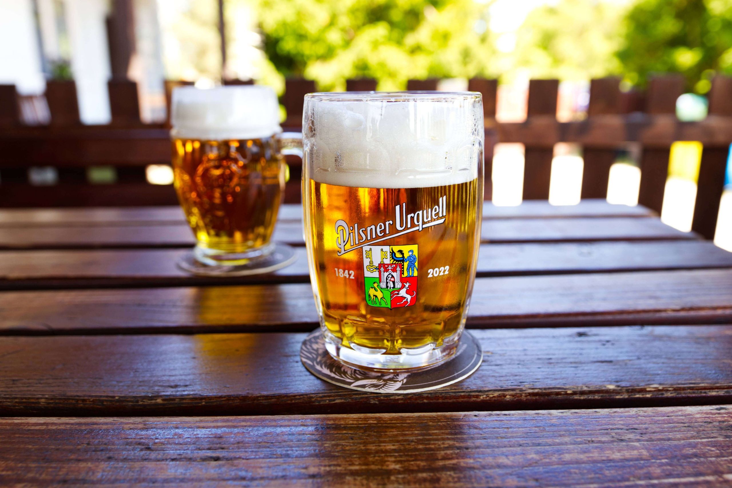 Točené pivo Plzeň a Kozel